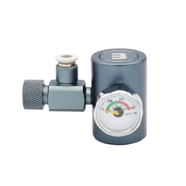 Blau CO2 START Regulator - Co2 Manometer til engangsflasker